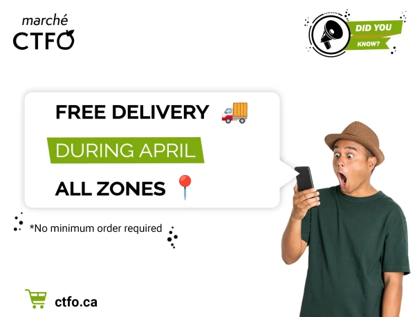 April Free Delivery